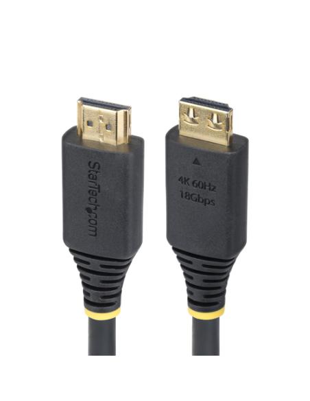 StarTech.com Cable HDMI de Alta Velocidad de 3m con Conectores con Agarre - 4K 60Hz/1440p 144Hz - HDR10/HDCP 2.2/ARC - 18Gbps - 