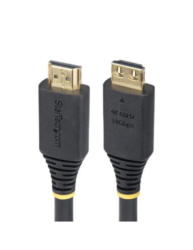 StarTech.com Cable HDMI de Alta Velocidad de 4,5m con Conectores con Agarre - 4K 60Hz/1440p 144Hz - HDR10/HDCP 2.2/ARC - 18Gbps 