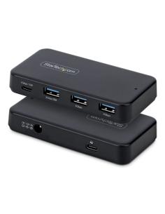 StarTech.com Hub USB-C y Tipo A de 4 Puertos - Ladrón USB de 5Gbps - Autoalimentado - Con Cable Host Tipo C y USB-A - 1x USB-C y