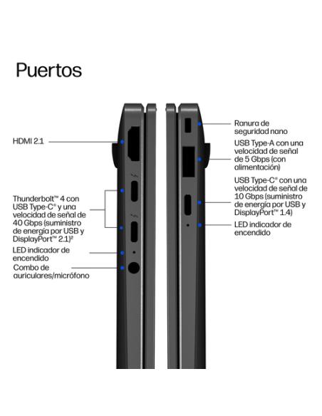 HP EliteBook X G2i 14 inch Notebook Next Gen AI PC Wolf Pro Security Edition Copilot+ PC Intel Core Ultra 5 325 Portátil 35,6 cm