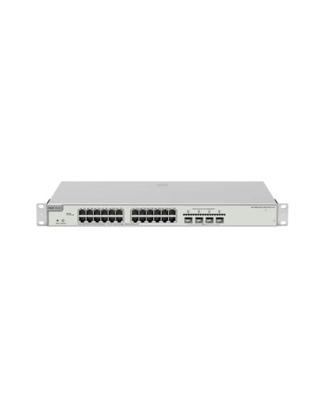 Ruijie Networks RG-NBS5200-24GT4XS-P-V2 switch Gestionado L3 Gigabit Ethernet (10/100/1000) Energía sobre Ethernet (PoE) 1U Gris