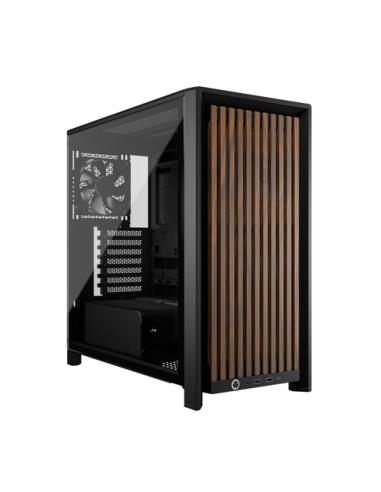 Corsair FRAME 4000D WOOD RS Midi Tower Negro, Madera