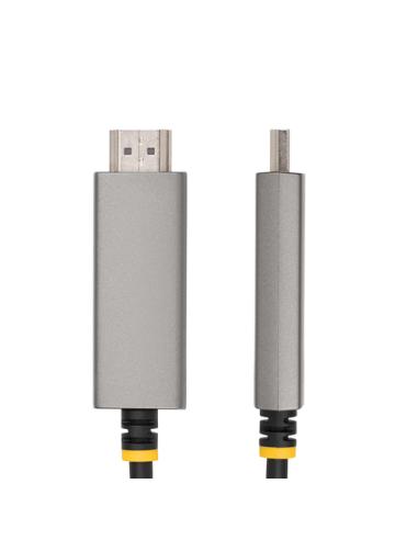 StarTech.com Cable Adaptador de 1m USB-C a HDMI - 8K 60Hz - 4K 144Hz - HDR10 - Cable Conversor de Vídeo USB tipo C a HDMI 2.1 - 