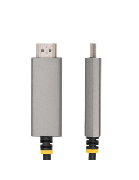 StarTech.com Cable Adaptador de 1m USB-C a HDMI - 8K 60Hz - 4K 144Hz - HDR10 - Cable Conversor de Vídeo USB tipo C a HDMI 2.1 - 