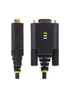 StarTech.com Cable Adaptador USB a Serie de Módem Nulo de 1m - Retención COM - Tornillos Intercambiables DB9 - USB a RS232 - Ser 2