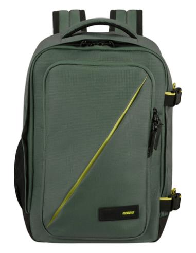 American Tourister Take2cabin S mochila Mochila informal Verde Tereftalato de polietileno reciclado (rPET)