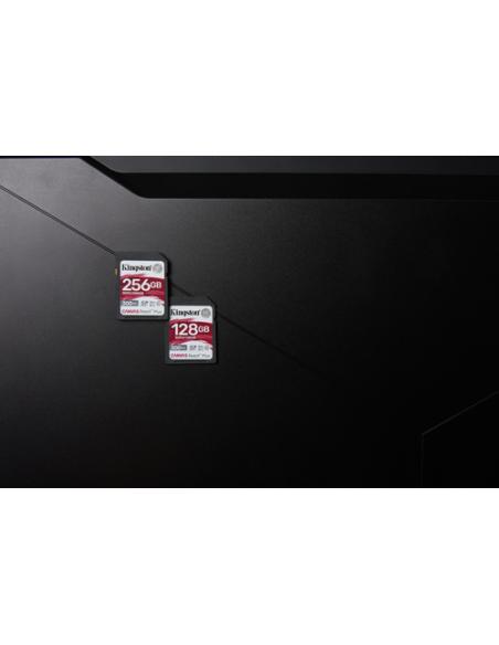 Kingston Technology 256GB Canvas React Plus SDXC UHS-II 300R/260W U3 V90 for Full HD/4K/8K
