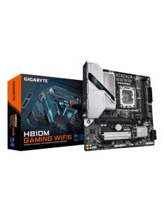 GIGABYTE H810M GAMING WIFI6 Placa base - Procesadores Intel Core Ultra (Serie 2), VRM de 4+1+2 fases, hasta 6400 MHz DDR5, 1xPCI