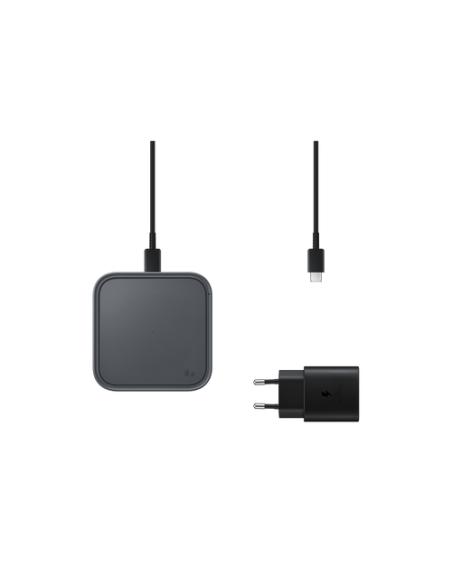 Samsung EP-P2400BBEGEU cargador de dispositivo móvil Smartphone Gris USB Interior