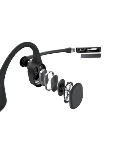 SHOKZ OpenComm Auriculares Inalámbrico gancho de oreja Oficina/Centro de llamadas Bluetooth Negro