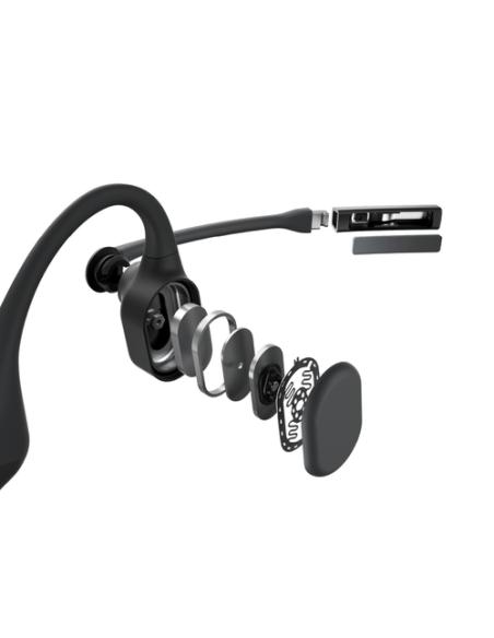 SHOKZ OpenComm Auriculares Inalámbrico gancho de oreja Oficina/Centro de llamadas Bluetooth Negro