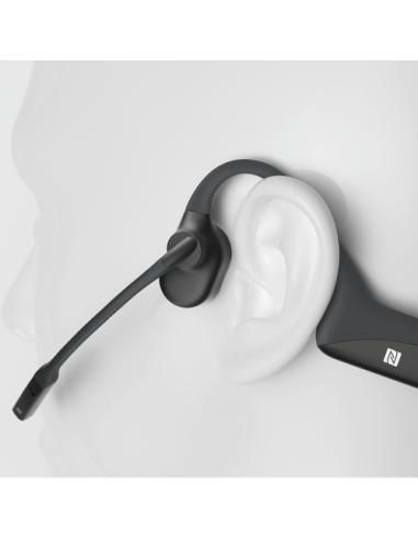 SHOKZ OpenComm Auriculares Inalámbrico gancho de oreja Oficina/Centro de llamadas Bluetooth Negro