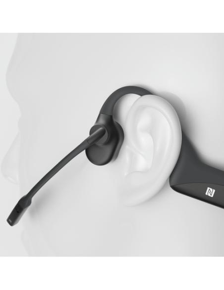 SHOKZ OpenComm Auriculares Inalámbrico gancho de oreja Oficina/Centro de llamadas Bluetooth Negro