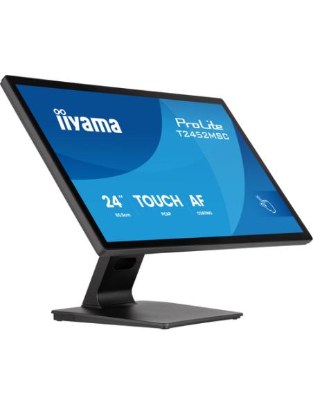 iiyama ProLite T2452MSC-B2 pantalla para PC 61 cm (24") 1920 x 1080 Pixeles Full HD Pantalla táctil Negro