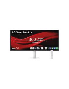 Monitor LG 34U601SA-W 34" UltraWide WQHD 100Hz LCD Curvo HDR10 Altavoces Blanco Smart