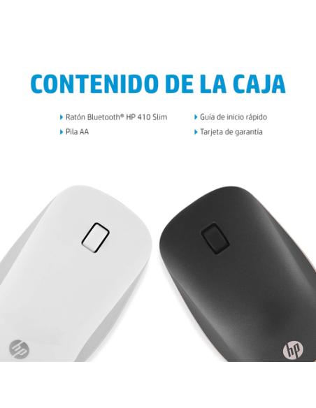 HP Ratón 410 Slim Bluetooth blanco