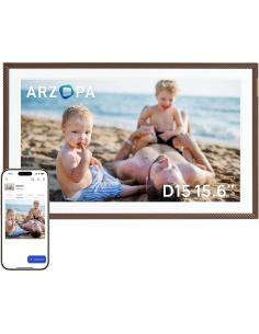 MARCO DIGITAL ARZOPA D15 MARRON / 15.6" / PANTALLA IPS TACTIL / HD / WIFI / MEMORIA INTERNA 32GB / COMPARTICION DE FOTOS Y VIDEO 2
