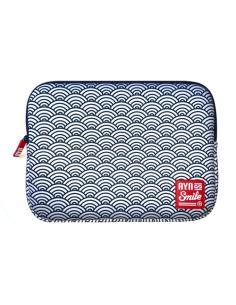 Smile Laptop sleeve Kimono 1¡"13-14" Seigaiha