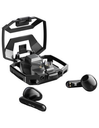 Auriculares Inalámbricos Transformers TF-T32 True Wireless Bluetooth con Estuche de Carga Negro