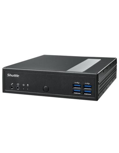 Shuttle DL30N PC/estación de trabajo barebone 1,35 l tamaño PC Negro N100