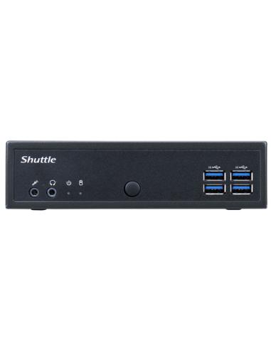 Shuttle DL30N PC/estación de trabajo barebone 1,35 l tamaño PC Negro N100