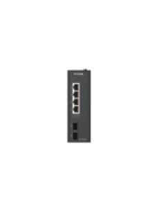 D-Link DIS-100G-06 switch No administrado L2 Gigabit Ethernet (10/100/1000) DIN rail Negro