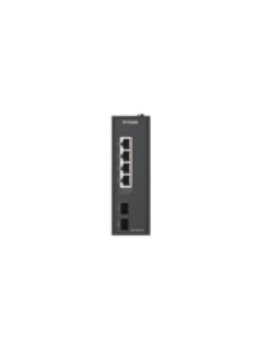 D-Link DIS-100G-06 switch No administrado L2 Gigabit Ethernet (10/100/1000) DIN rail Negro