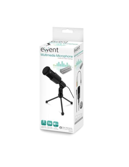Ewent EW3552 micrófono Negro Micrófono para PC