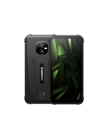 TELEFONO SMARTPHONE RUGERIZADO HAMMER RANGER NEGRO VERDE / 4G-LTE / MEDIATECK HELIO G99 / 6+8 GB / 128 GB / 6" HD+ / DUAL SIM / 