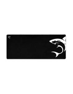 White Shark MP-1967 SHARK XL Alfombrilla de ratón para juegos Negro, Blanco