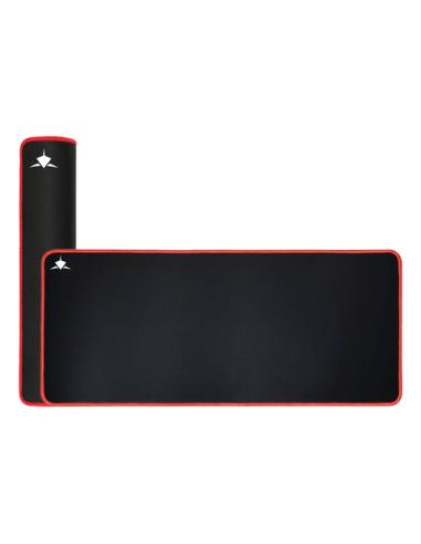 White Shark RED KNIGHT XL Alfombrilla de ratón para juegos Negro, Rojo