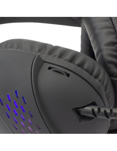 White Shark OX auricular y casco Auriculares Alámbrico Juego Negro