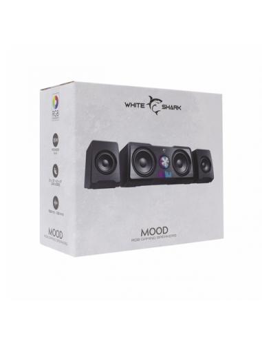 White Shark MOOD Black De 2 vías Negro Alámbrico 16 W