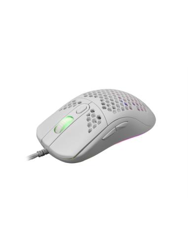 White Shark GALAHAD White ratón Juego Ambidextro USB tipo A Óptico 7200 DPI
