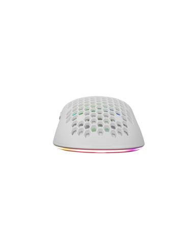 White Shark GALAHAD White ratón Juego Ambidextro USB tipo A Óptico 7200 DPI
