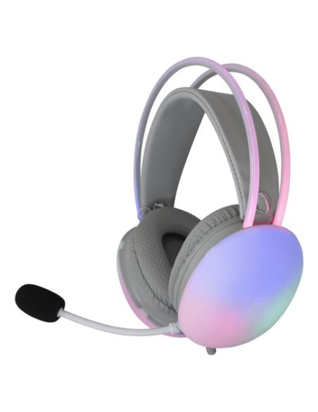White Shark FIREFLY Auriculares Alámbrico Diadema Juego USB tipo A Blanco