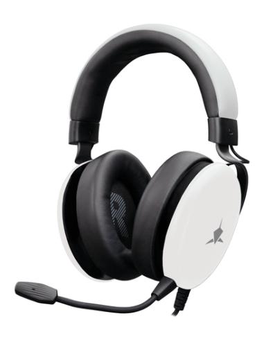 White Shark ELEPHANT Auriculares Alámbrico Diadema Juego Blanco, Negro