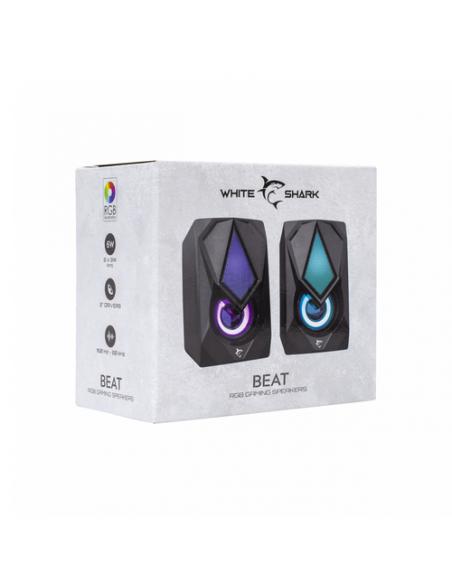 White Shark BEAT altavoz Negro Alámbrico 6 W