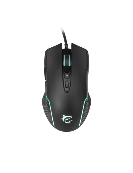 White Shark GM-5003 AZARAH ratón Juego Ambidextro USB tipo A Óptico 6400 DPI
