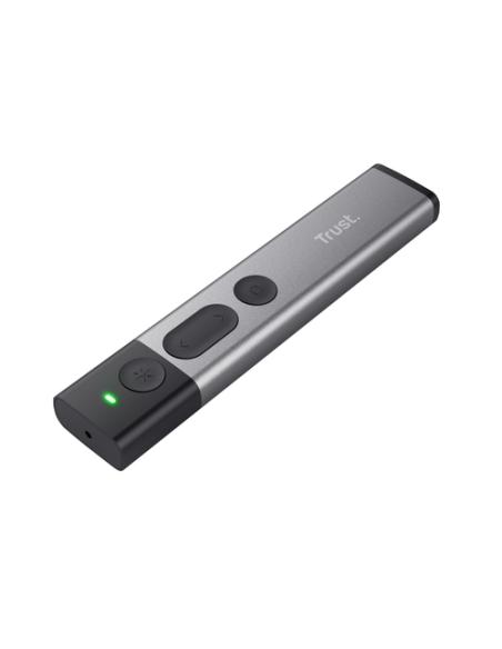 Trust Kazun apuntador inalámbricos RF Aluminio, Negro