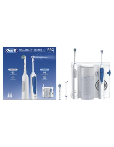 Oral-B Idropulsore Health Center Adulto Cepillo dental oscilante Azul, Blanco