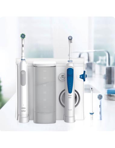 Oral-B Idropulsore Health Center Adulto Cepillo dental oscilante Azul, Blanco