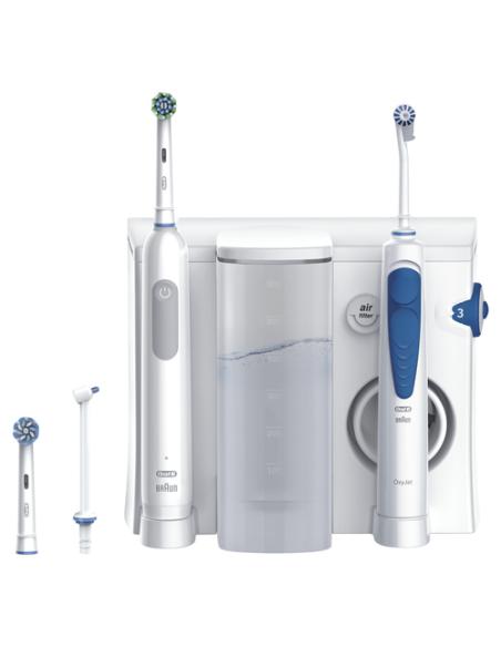 Oral-B Idropulsore Health Center Adulto Cepillo dental oscilante Azul, Blanco