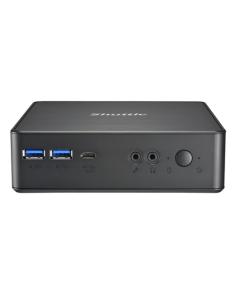 Shuttle NC40U PC/estación de trabajo barebone 0.84L sized PC Negro 7305 Intel® SoC 1,1 GHz 2