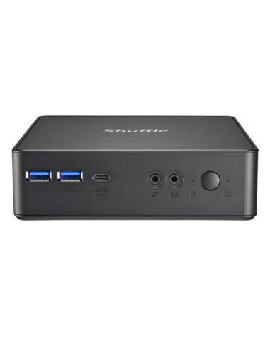 Shuttle NC40U PC/estación de trabajo barebone 0.84L sized PC Negro 7305 Intel® SoC 1,1 GHz