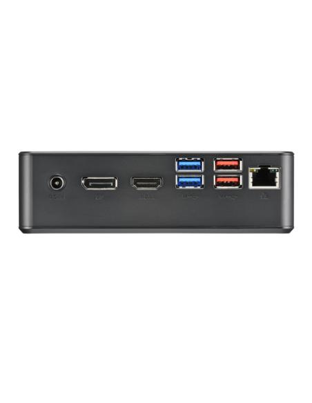 Shuttle NC40U PC/estación de trabajo barebone 0.84L sized PC Negro 7305 Intel® SoC 1,1 GHz