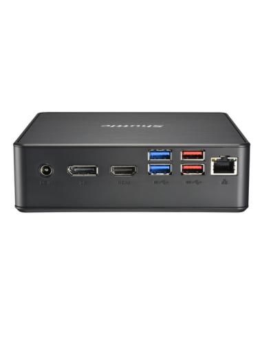 Shuttle NC40U PC/estación de trabajo barebone 0.84L sized PC Negro 7305 Intel® SoC 1,1 GHz
