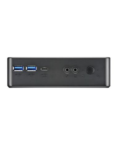 Shuttle NC40U PC/estación de trabajo barebone 0.84L sized PC Negro 7305 Intel® SoC 1,1 GHz