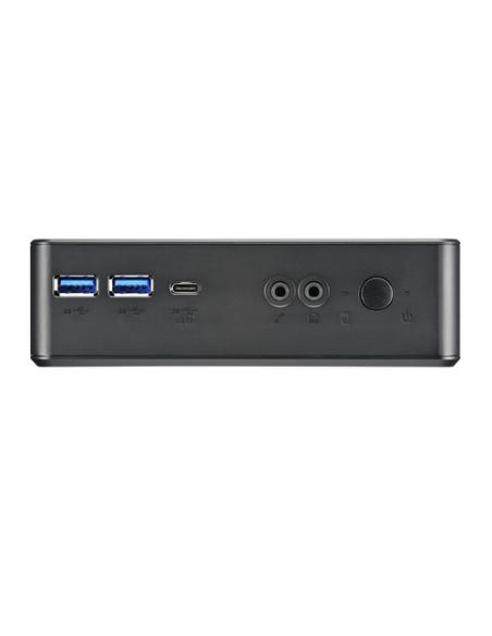 Shuttle NC40U PC/estación de trabajo barebone 0.84L sized PC Negro 7305 Intel® SoC 1,1 GHz