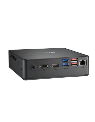 Shuttle NC40U PC/estación de trabajo barebone 0.84L sized PC Negro 7305 Intel® SoC 1,1 GHz